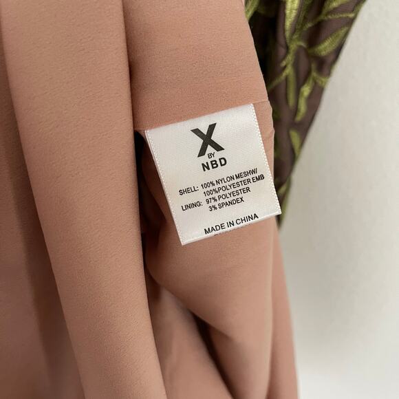 X by NBD Simon Embroidered Mesh Floral Dress Revolve (2) - Picture 9 of 10